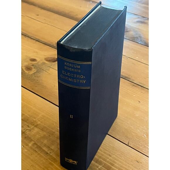 VTG Kortum-Bockris textbook of Electrochemistry II Book. 1951. science HC/DJ - Picture 2 of 14